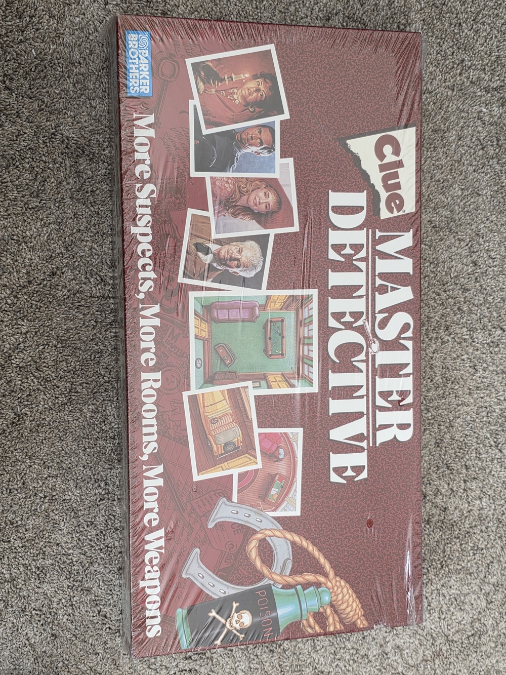 Clue Master Detective Board Game - NEW IN ORIGINAL WRAPPING